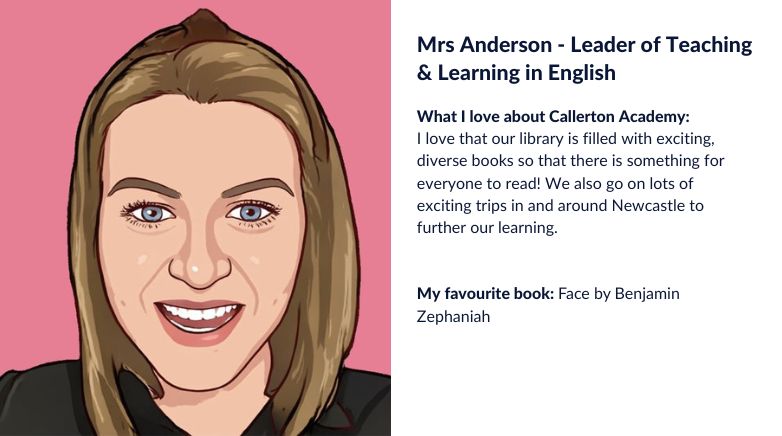 Miss G Anderson Leader of Teaching & Learning in English
