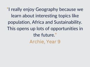 What Callerton Academy students say about Geography 