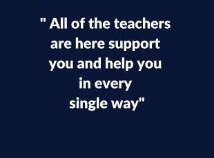 Callerton Academy student quote 