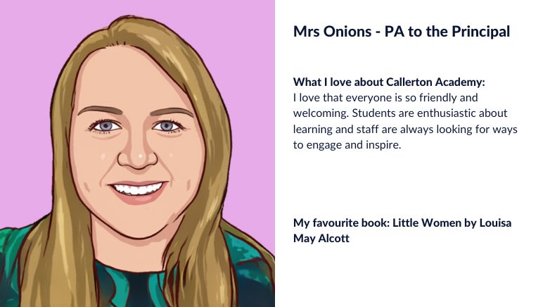 Mrs Onions - PA to the Principal 