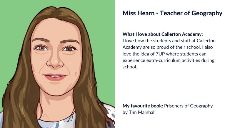 Miss Hearn - Teacher of Geography 